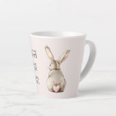 Errötendes Kaninchen-Herz Milchtasse (Rechte Ecke)