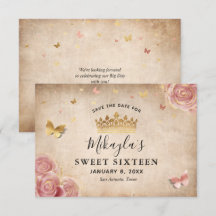 Errötendes Rosa Aquarell Rose Gold Elegant Rette d
