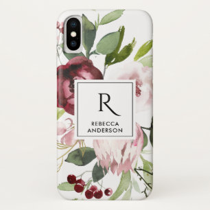 ERRÖTENDES ROSA BURGUNDER PROTEA AQUITEEFARBE Case-Mate iPhone HÜLLE