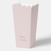 Errötendes Rosa | Chic Rosé Popcorn Geschenkschachtel (Rückseite)