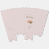 Errötendes Rosa | Chic Rosé Popcorn Geschenkschachtel (Ungeklappt)