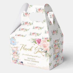 Errötendes Rosa Florales Hochzeits-Babyshower im S Geschenkschachtel