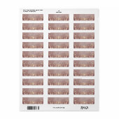 Errötendes Rosa Himmelskörper Mondphase Rücksendea (Vorne)