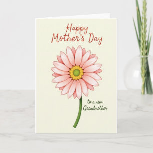 Errötendes Rosa Muttertag Design Karte