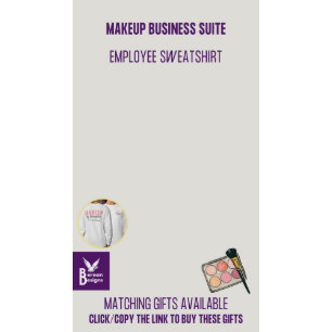 Errötendes Rosa Schwarzes Skript Foto Makeup-Artis Visitenkarte