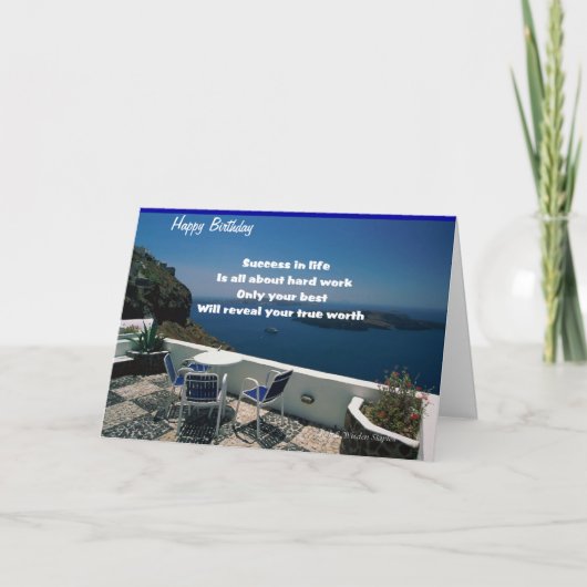 Errungenschaften Geburtstagskarten Karte (Vorderseite)