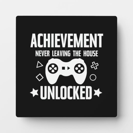 Errungenschaften nie Verlassen Haus unverschlossen Fotoplatte (Vorderseite)