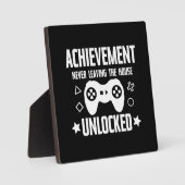 Errungenschaften nie Verlassen Haus unverschlossen Fotoplatte (Vorderseite)