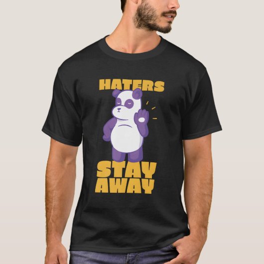 Ers Bleibe Away Panda T-Shirt (Vorderseite)