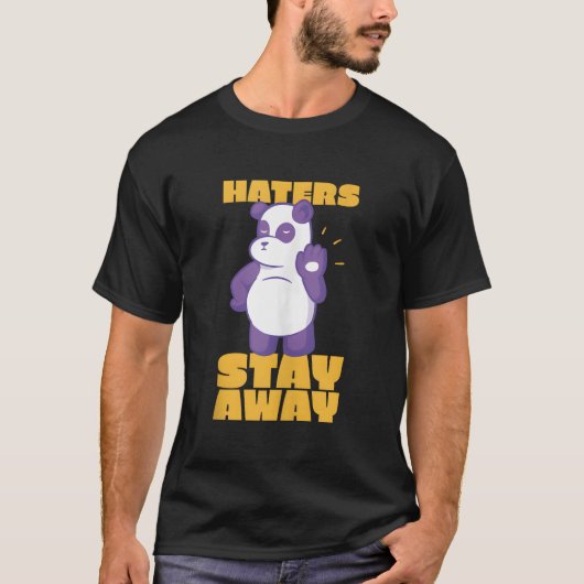 Ers Stay Away Panda T-Shirt (Vorderseite)