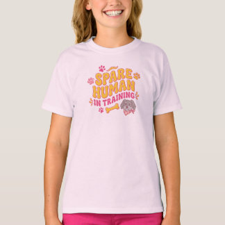 Ersatz-Mensch-Hund-Tasse, personalisiert mit Namen T-Shirt