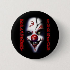 Ersatzchirurg - böser Clown Button