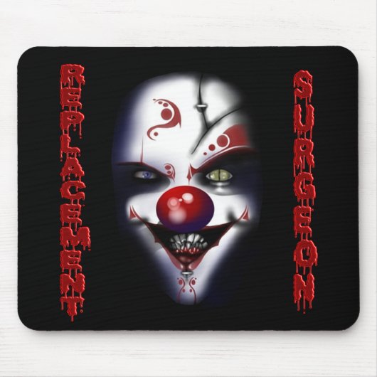 Ersatzchirurg - böser Clown Mousepad (Vorne)