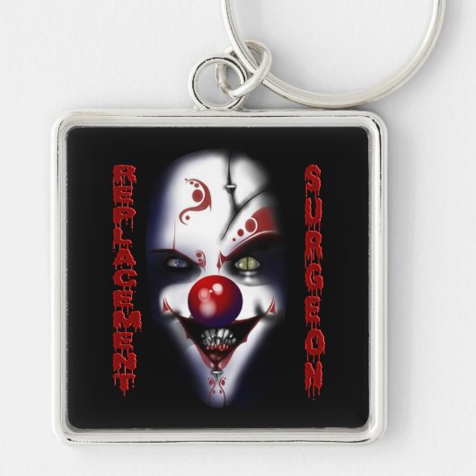 Ersatzchirurg - böser Clown Schlüsselanhänger (Vorne)
