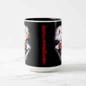Ersatzchirurg - böser Clown Zweifarbige Tasse (Mittel)