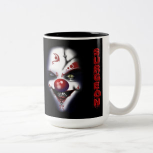 Ersatzchirurg - böser Clown Zweifarbige Tasse