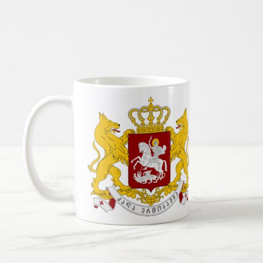Ersatzkrug Georgien Tasse - Größe 1 (Links)
