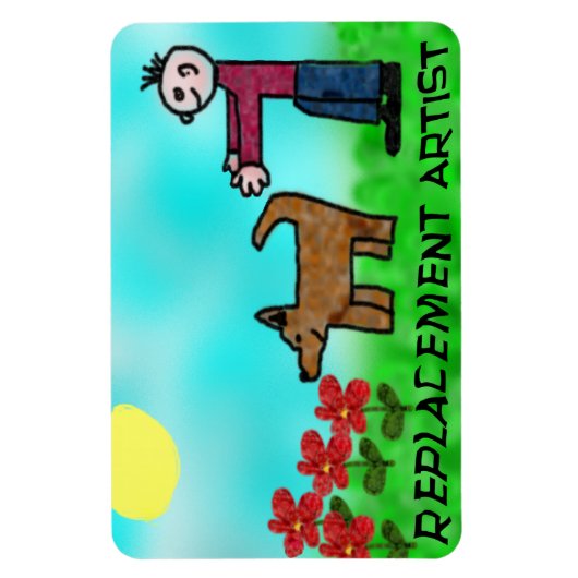 Ersatzkünstler Magnet (Vertikal)