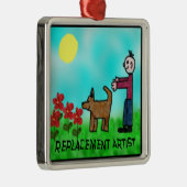 Ersatzkünstler Silbernes Ornament (Rechts)