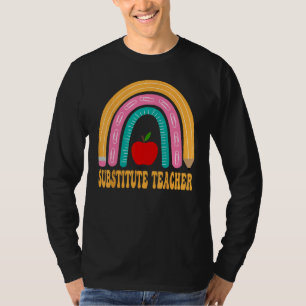Ersatzlehrer-Regenbogen Niedlich zurück zur SchulA T-Shirt