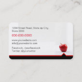 Ersatzlehrer Visitenkarte (Rückseite)