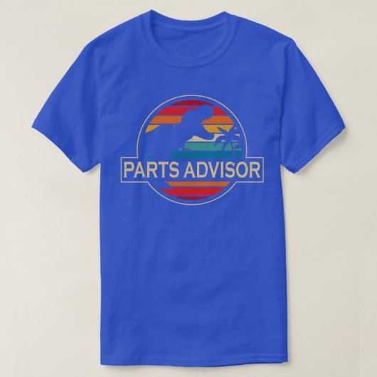 Ersatzteilberater Dinosaurier T-Shirt (Design vorne)
