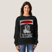 Ersatzteile Leg Amputierte im Store Sweatshirt (Vorne ganz)