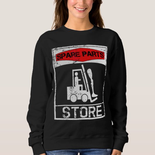 Ersatzteile Leg Amputierte im Store Sweatshirt (Vorderseite)