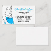 Ersatzteilkarte für Pool Visitenkarte (Vorne/Hinten)