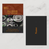 Ersatzteilstandkarte Visitenkarte (Vorne/Hinten)