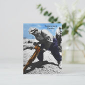 Ersatzzahnarzt Postkarte (Stehend Vorderseite)