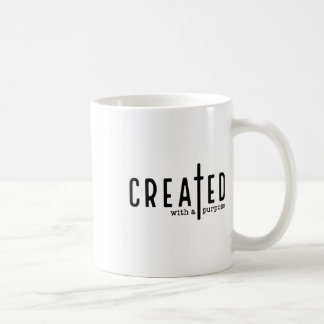 Erschaffen mit einem Zweck Jesus Gott Christlicher Kaffeetasse