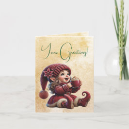 Erschaffen Sie Ihren eigenen aufregenden Weihnacht Feiertagskarte