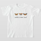 Erschafftes ausgewähltes Christliches Kid-Shirt T-Shirt (Ablage )