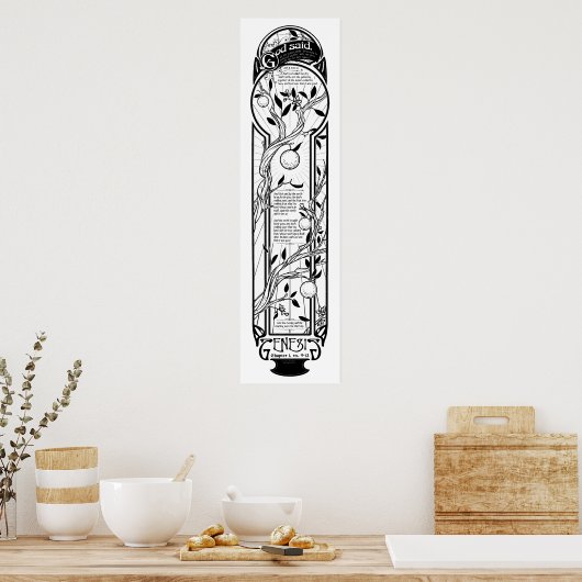 Erschaffungstag 3 poster (Küche)