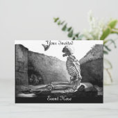 Erscheinen Sie Ihre tote Einladung (Stehend Vorderseite)