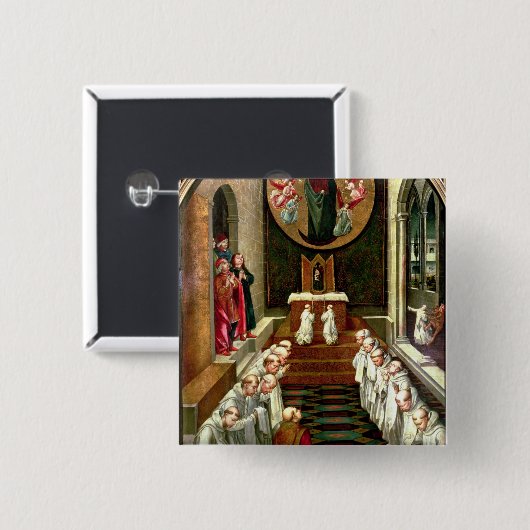 Erscheinung der Jungfrau zu einer Gemeinschaft Button (Vorne & Hinten)