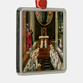 Erscheinung der Jungfrau zu einer Gemeinschaft Silbernes Ornament (Rechts)