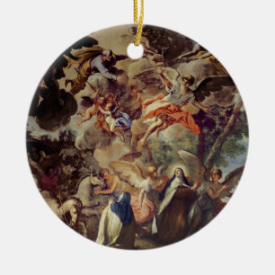 Erscheinung von St Joseph nach St Theresa Keramikornament