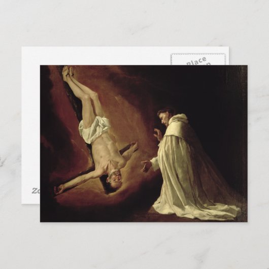 Erscheinung von St. Peter bis St. Peter Nolasco Postkarte (Vorne/Hinten)