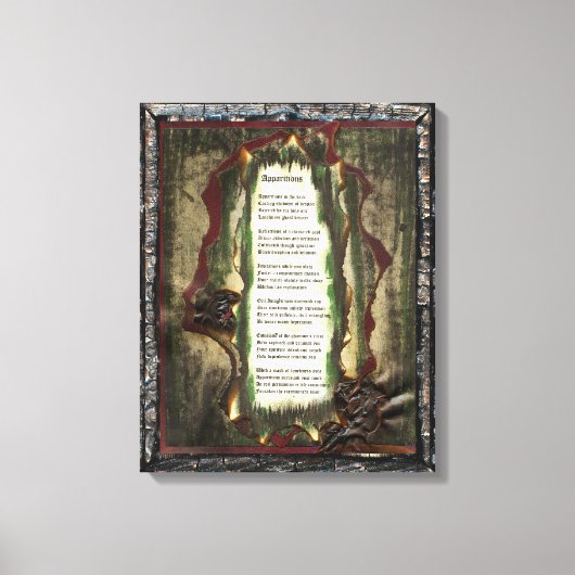 Erscheinungen Leinwanddruck (Vorderseite)