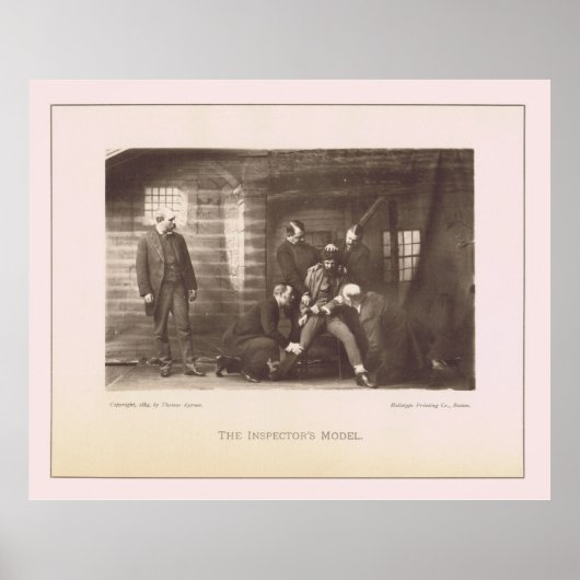 Erschießen von erzwungener Tasse - Viktorianisches Poster (Vorne)