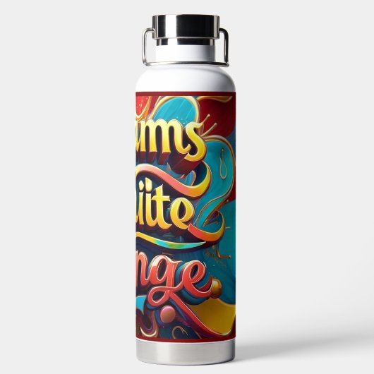 "Erschließen Sie Ihr Potenzial" Trinkflasche (Rückseite)