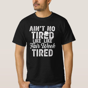 Erschöpft, aber glückliches Design T-Shirt
