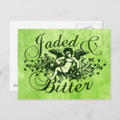 Erschöpft und bitter postkarte (Vorne/Hinten)