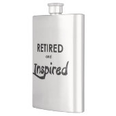 erschöpft und Inspiriert Flachmann (Links)