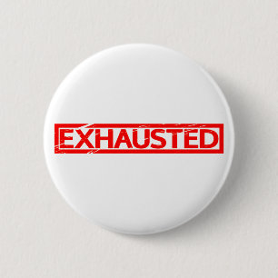 Erschöpfte Briefmarke Button