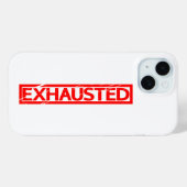 Erschöpfte Briefmarke Case-Mate iPhone Hülle (Rückseite (Horizontal))