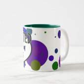 ERSCHÖPFTE Großmutter der Zwillings-Tasse Zweifarbige Tasse (VorderseiteRechts)