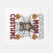 Erschöpfte Mutter ist Kostüm Halloween Hexe Kaffee Fleecedecke (Vorderseite (Horizontal))